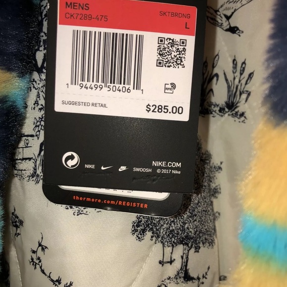 Nike SBxConcepts Mallard Fur Jacket Thermore Fill - Picture 4 of 6